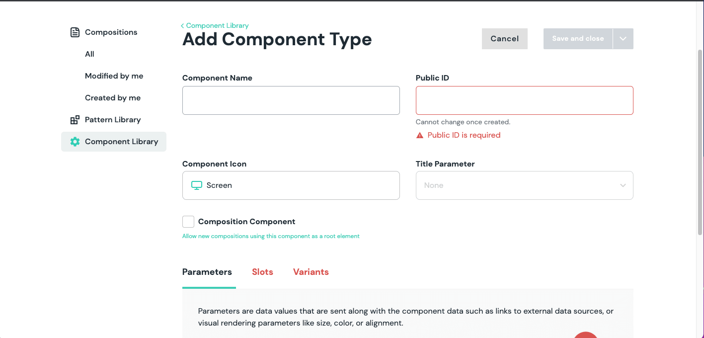 Component Name