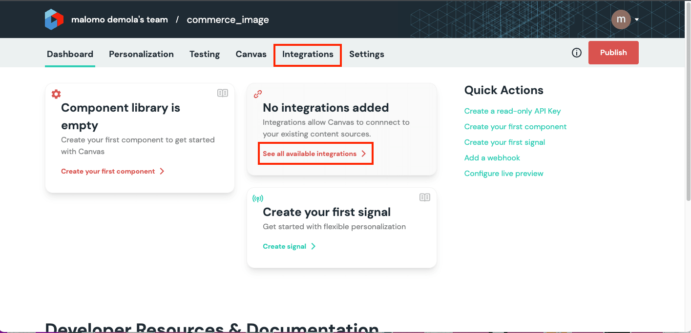 Add Integration
