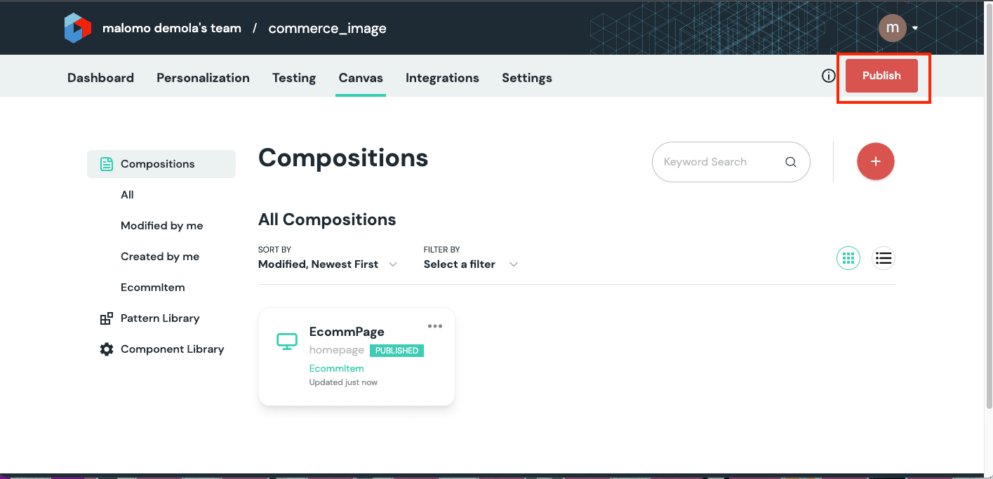 Publish Composition