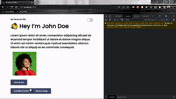 demo of the app