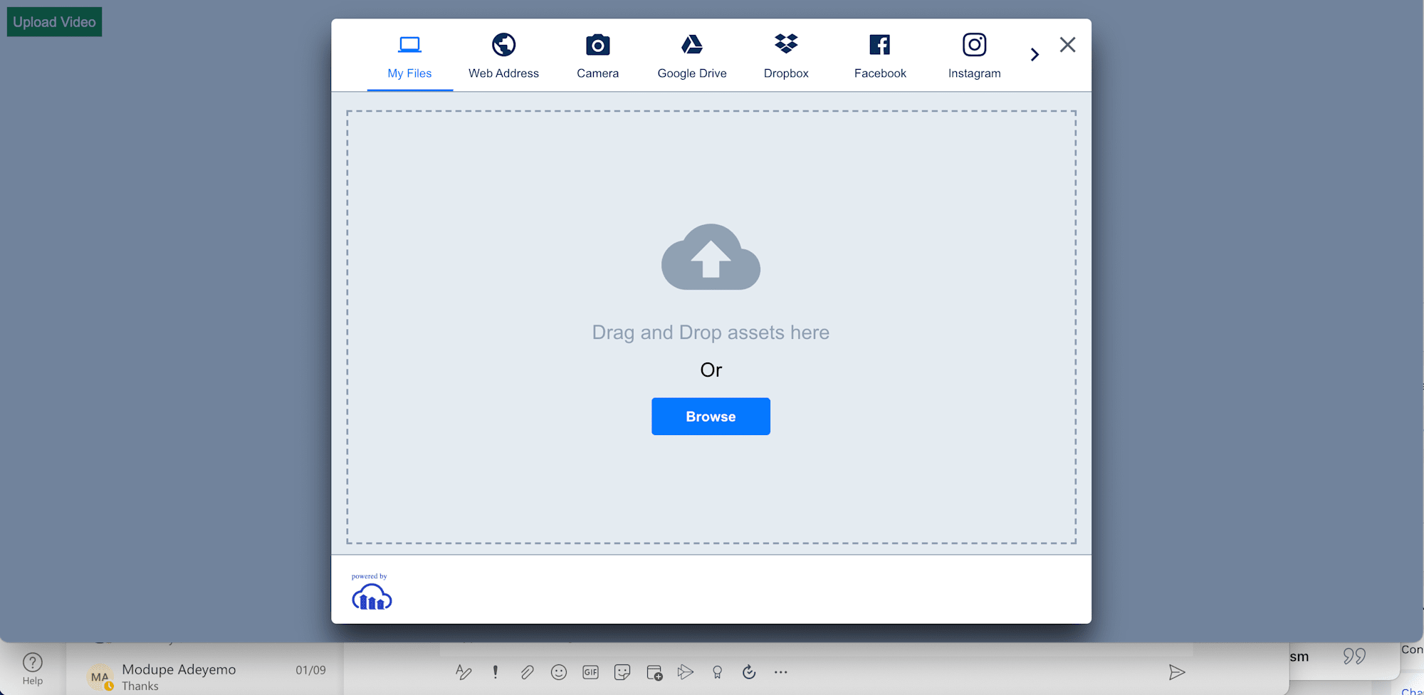 Cloudinary Upload Widget