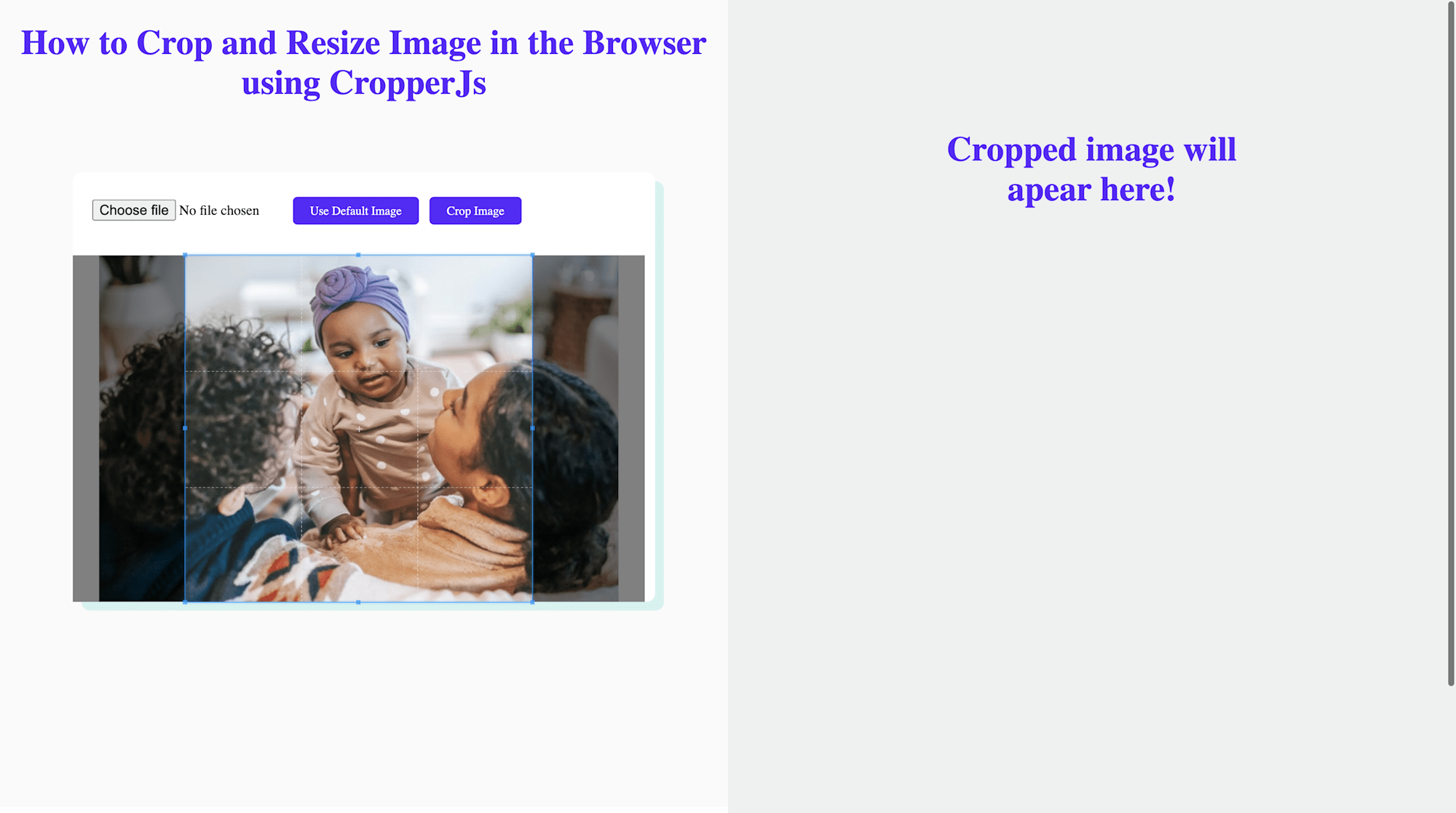 How to Crop and Resize Image in the Browser