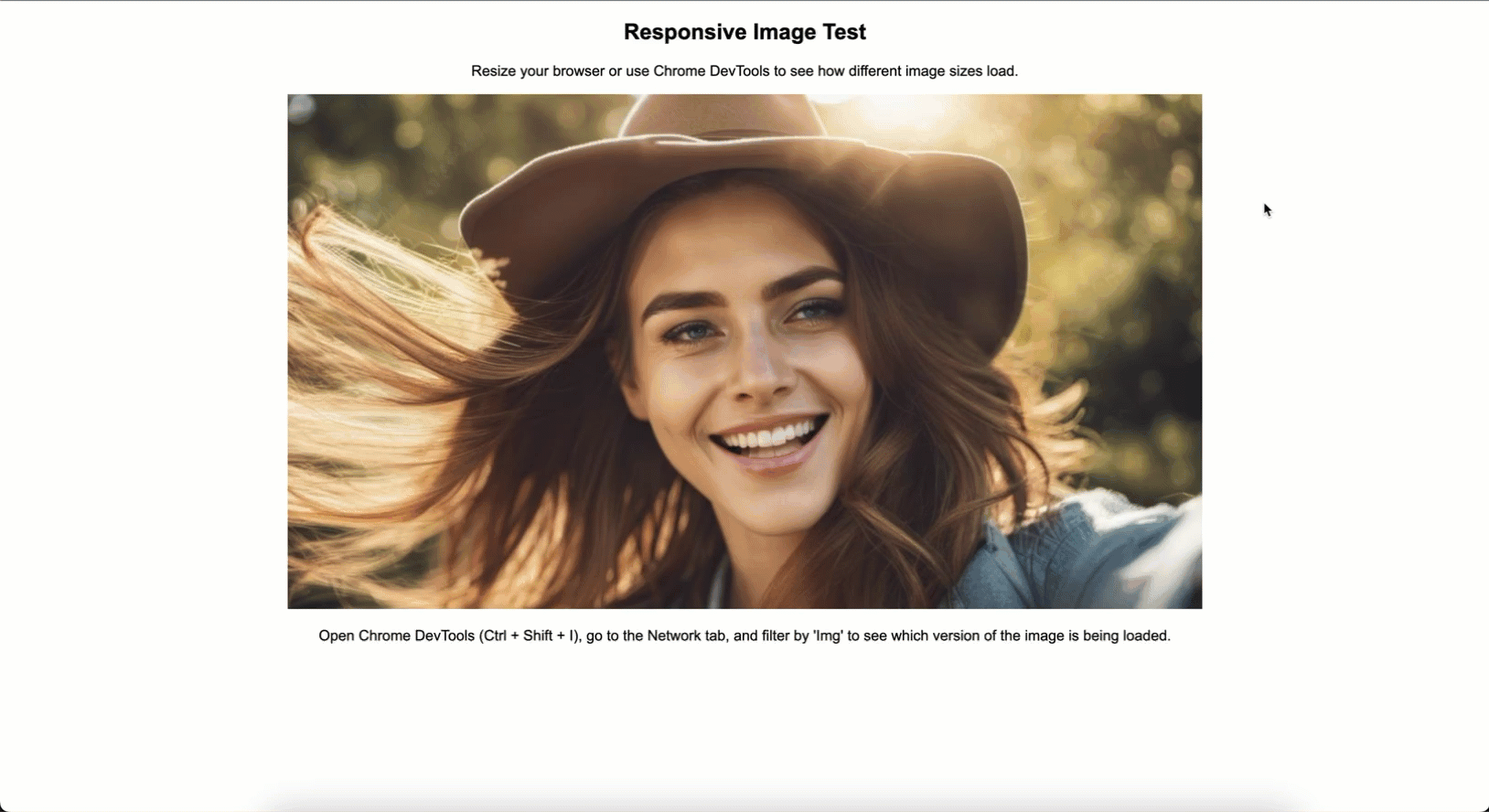 Testing breakpoints generated by Cloudinary
