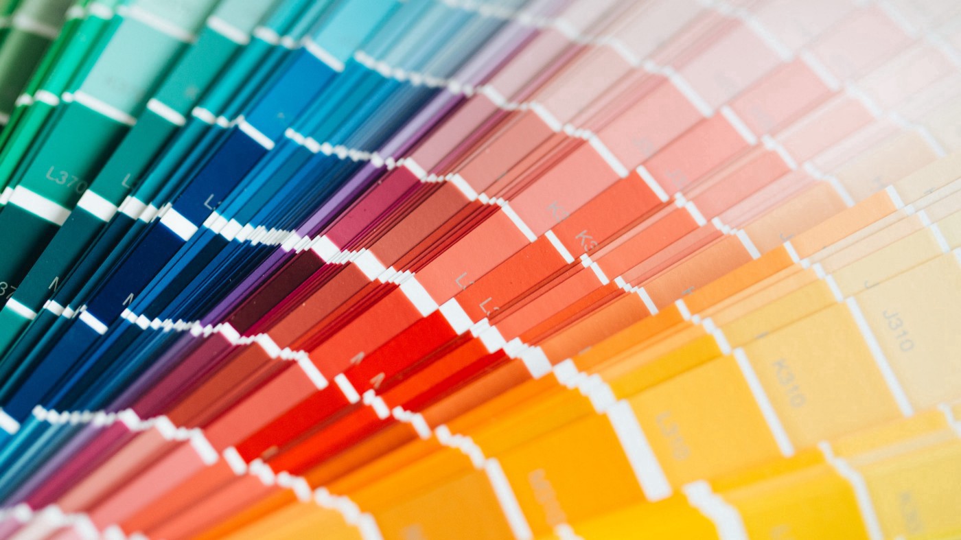 Original image of paint swatches