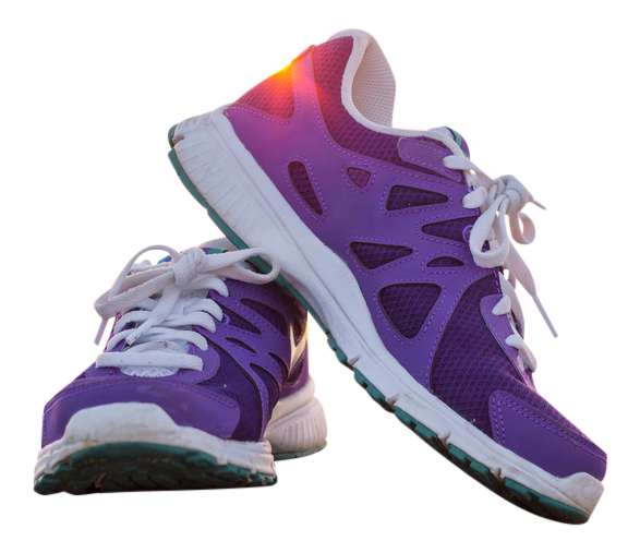 Image of shoes on a white background