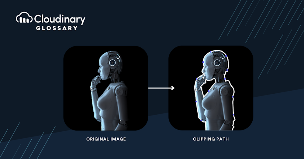 Clipping path example