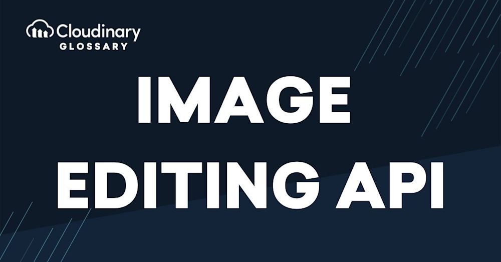 Image editing API