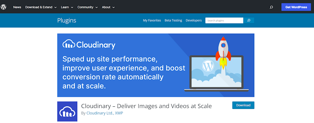 Cloudinary WP Plugin