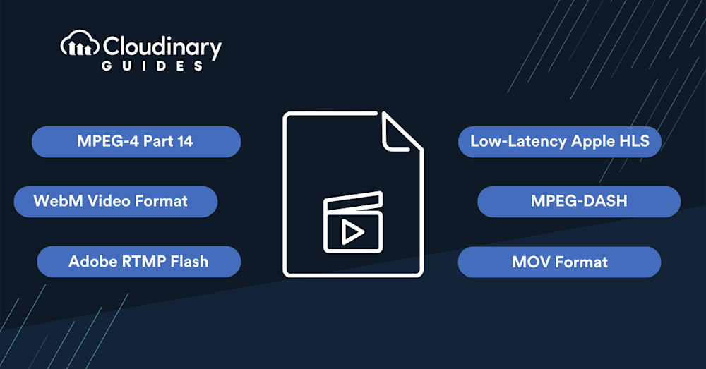 Best video format for website supporting image