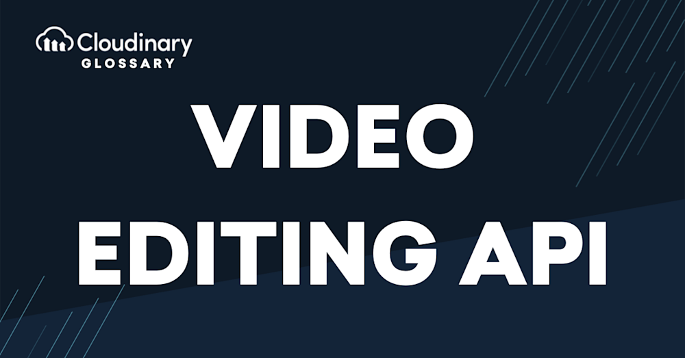 video editing api