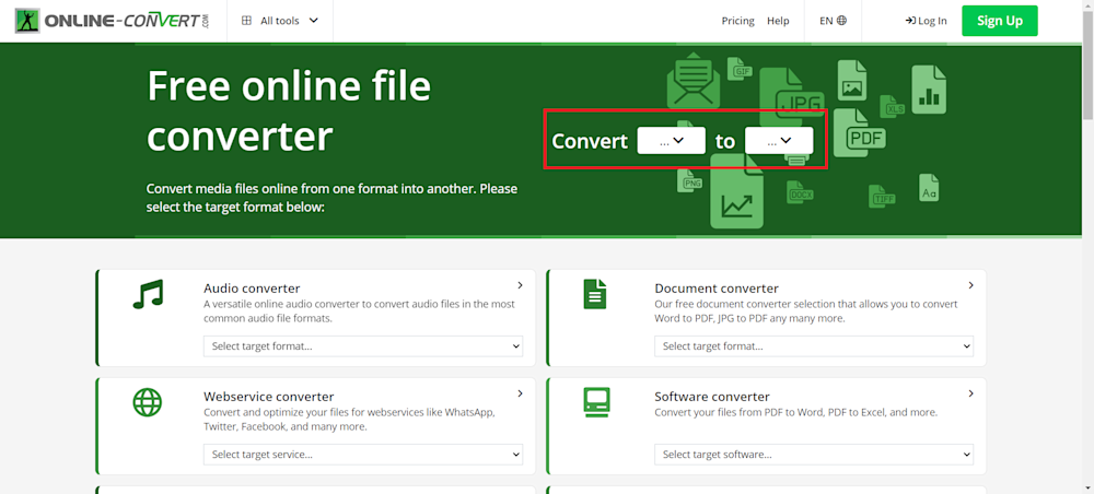 Online Converter - Convert Video, Audio, Image, PDF