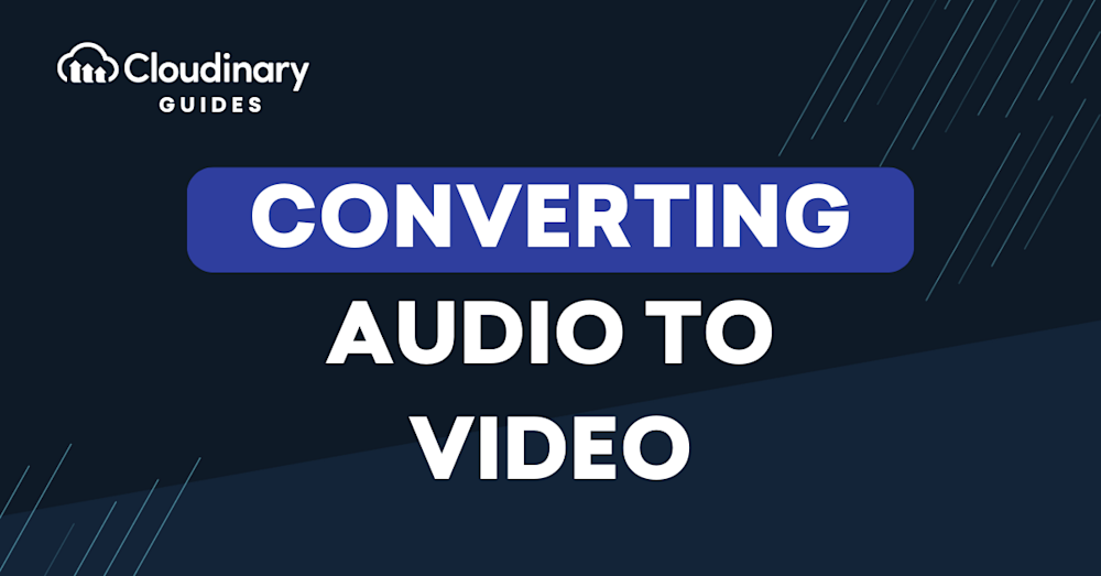 audio to video