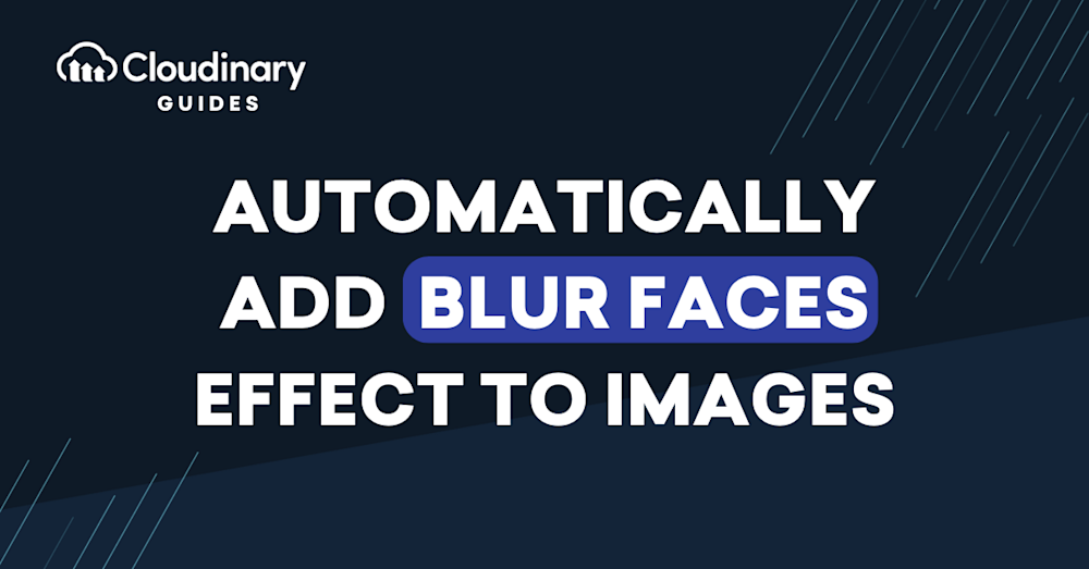 blur faces effect