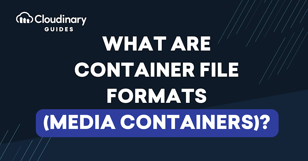container file formats