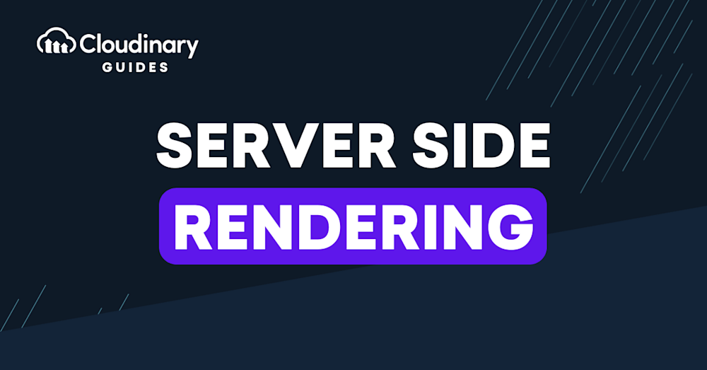 server side rendering
