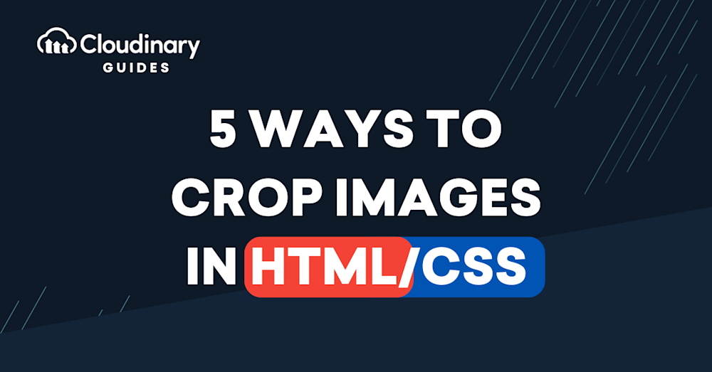crop images html css