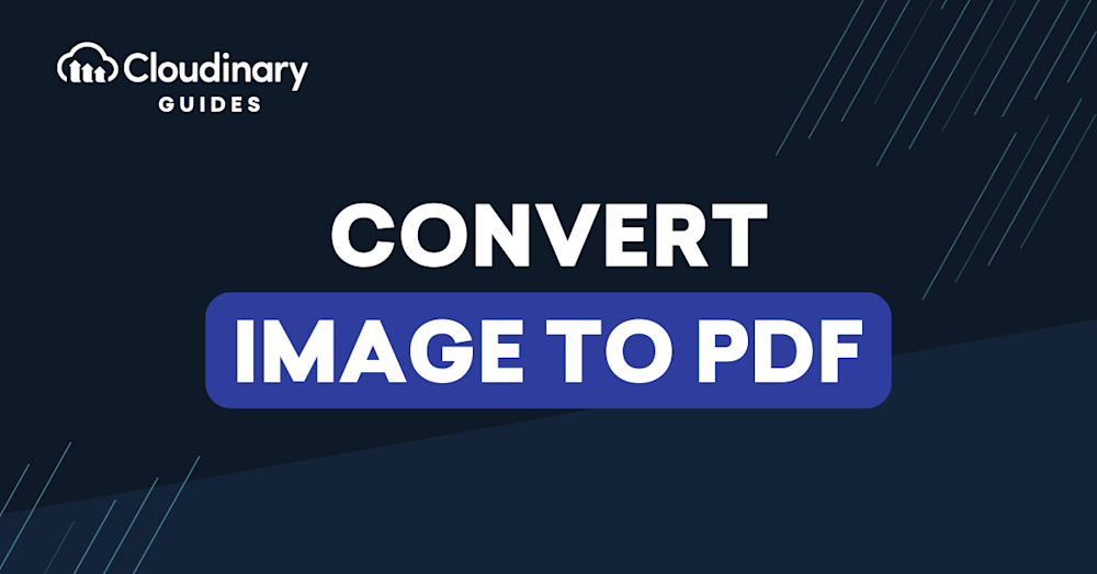 convert image to pdf