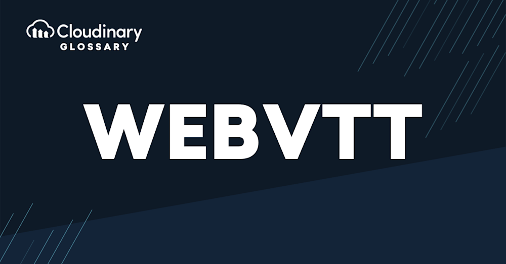 webvtt format