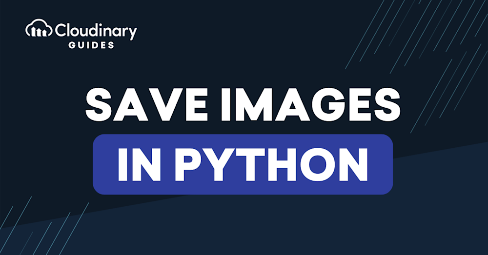 save images in python