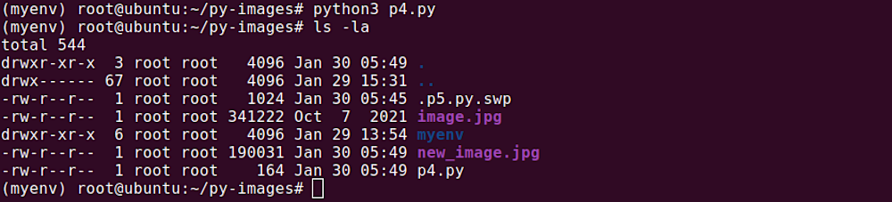 save images python