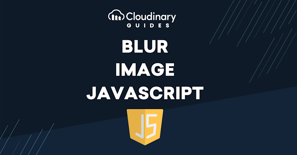 Blur Image Javascript
