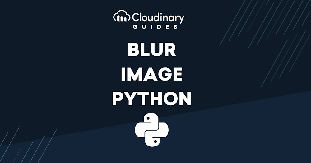 blur image python