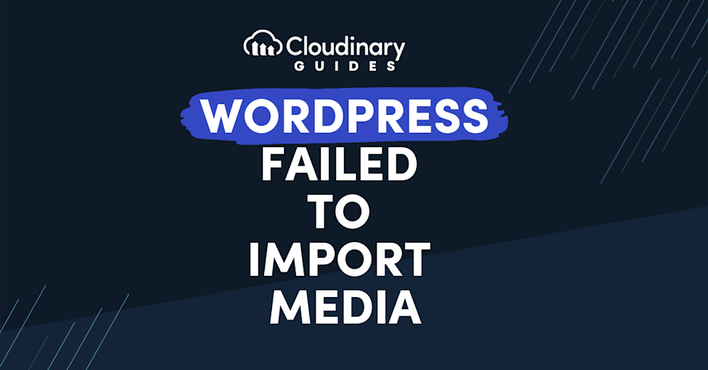 wordpress failed to import media