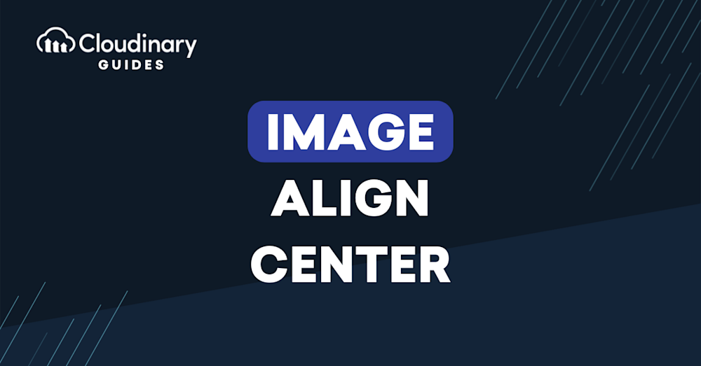 image align center html css