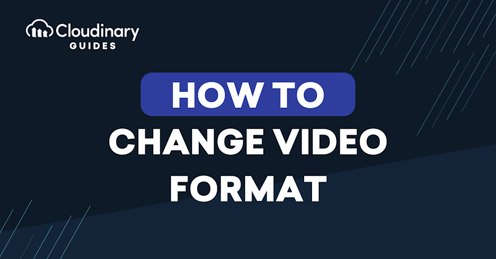 how to change video format