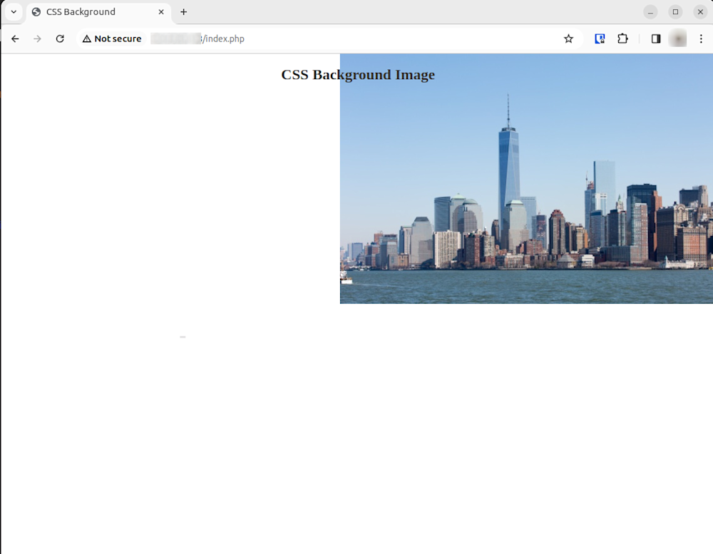 css background position