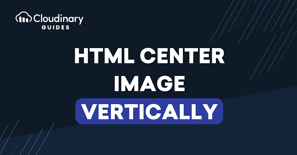 html center image vertically