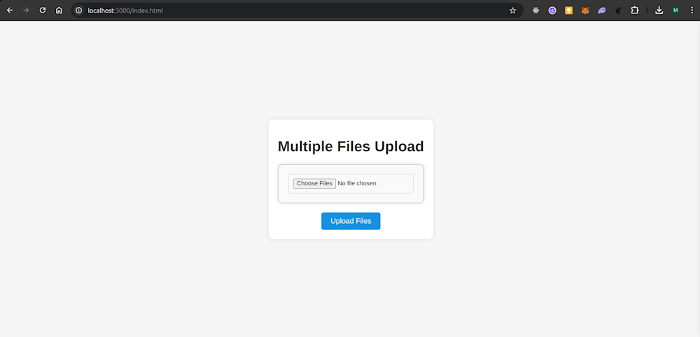 Multiple Files Upload